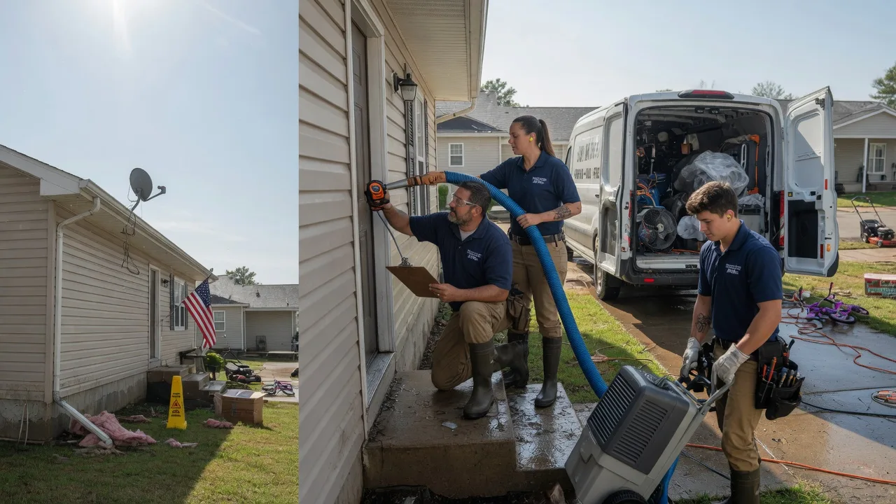 Ceiling Water Damage Restoration in Upland, IN near me