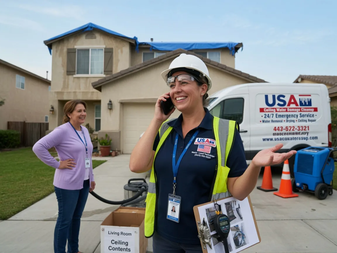 Ceiling Water Damage Restoration Upland, IN FAQs
